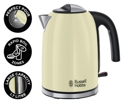 Russell Hobbs - Kettle - 20415 Colours Plus SS Cream - Jug